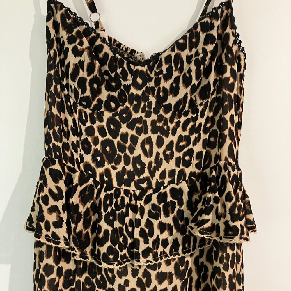 Reformation Felda Dress in Leo Animal Print Size 6 - Picture 9 of 15